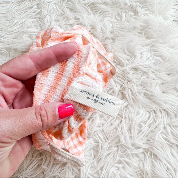 Arrows + Rubies | Peaches & Cream Shortie Stella Romper - Picture 6 of 10